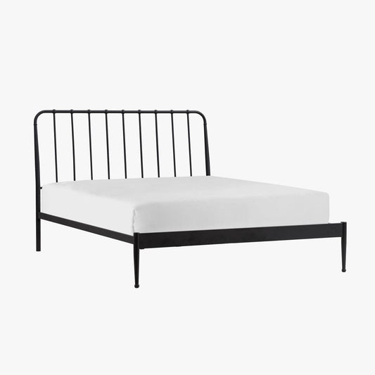 Intercon Furniture - Farmhouse Queen Metal Bed in Matte - MB-BR-FRMQEN-MTE-C view 2