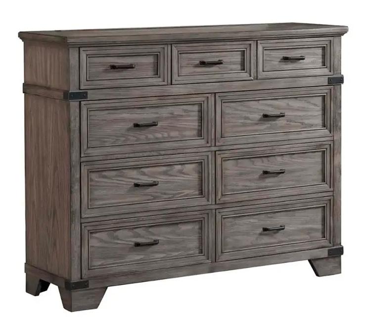 Intercon Furniture - Forge Chesser, 9 Drawer - FG-BR-N4909-STE-C veiw 1