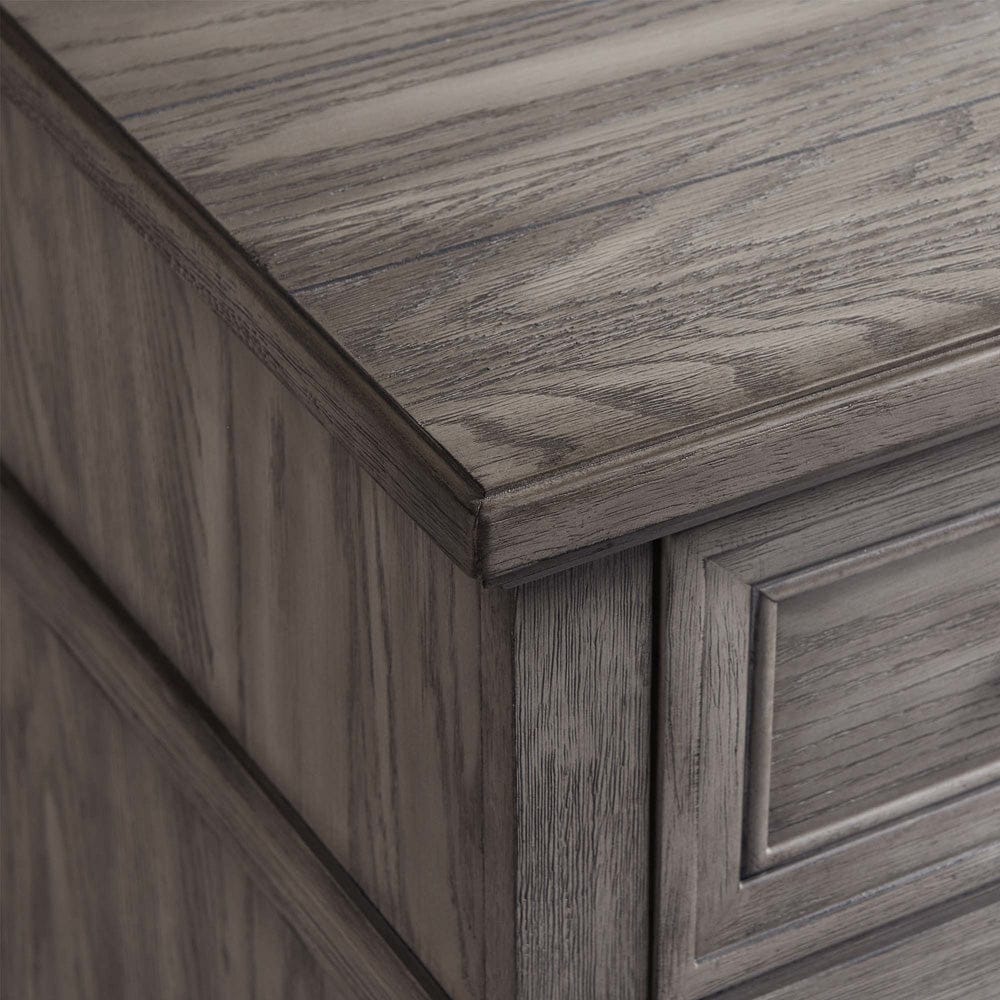 Intercon Furniture - Forge Nightstand in Brushed Steel - FG-BR-4902-STE-C view 3