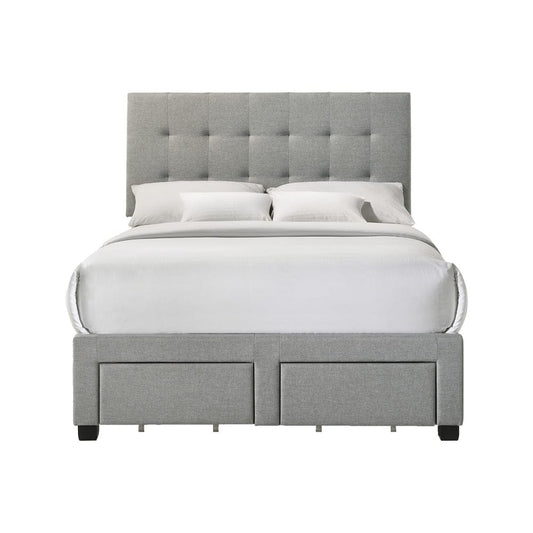 Intercon Furniture - Kaycee Full Storage Bed in Smoke Finish - UB-BR-KCYFUL-SMK-C view 2