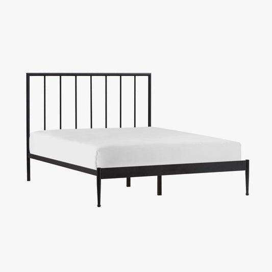 Intercon Furniture - Modern Queen Metal Bed in Matte - MB-BR-MODQEN-MTE-C view 2