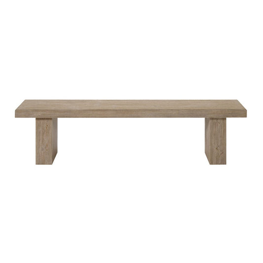 Intercon Furniture - Nash Backless Bench in Weathered Sand - NS-CH-7015B-WSN-C view 2