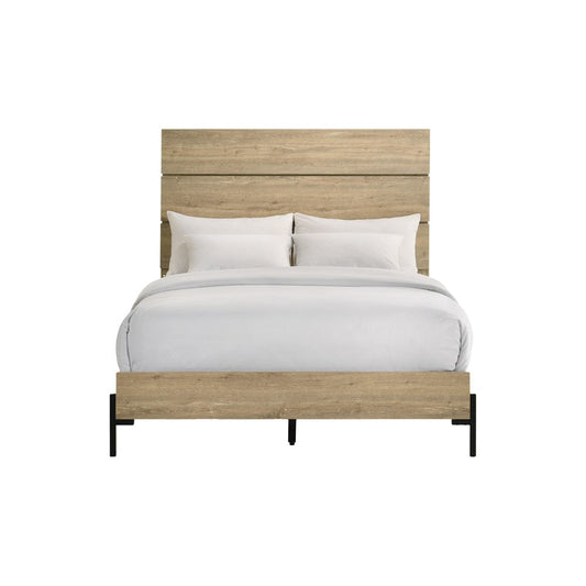 Intercon Furniture - Newhall Full Bed in Vintage Oak Melamine - NH-BR-2440F-VNM-C view 2