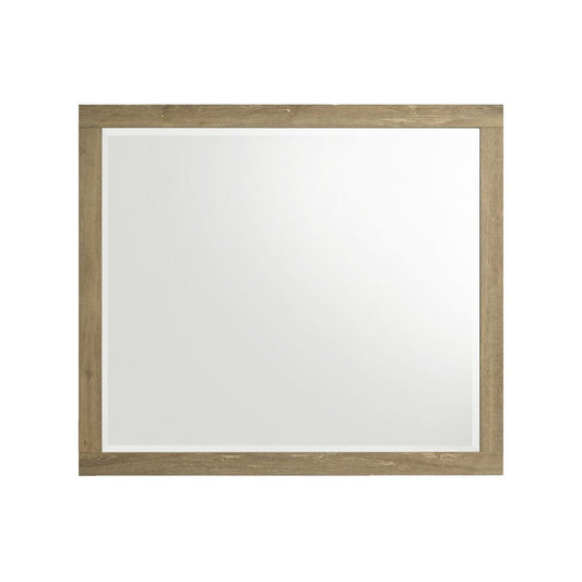 Intercon Furniture - Newhall Mirror in Vintage Oak Melamine - NH-BR-2491-VNM-C view 2
