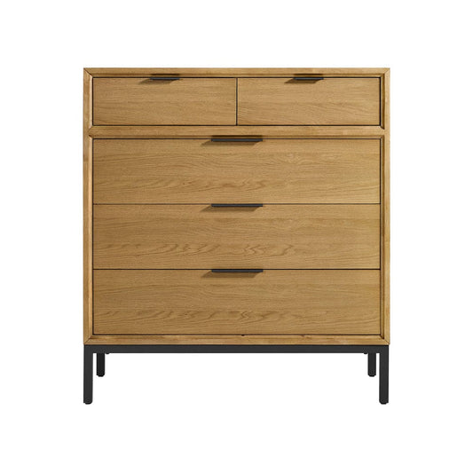 Intercon Furniture - Newport Chest in Natural Oak - NP-BR-5405-NTO-C view 2