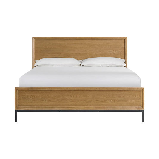 Intercon Furniture - Newport King Bed in Natural Oak - NP-BR-5464K-NTO-C view 2