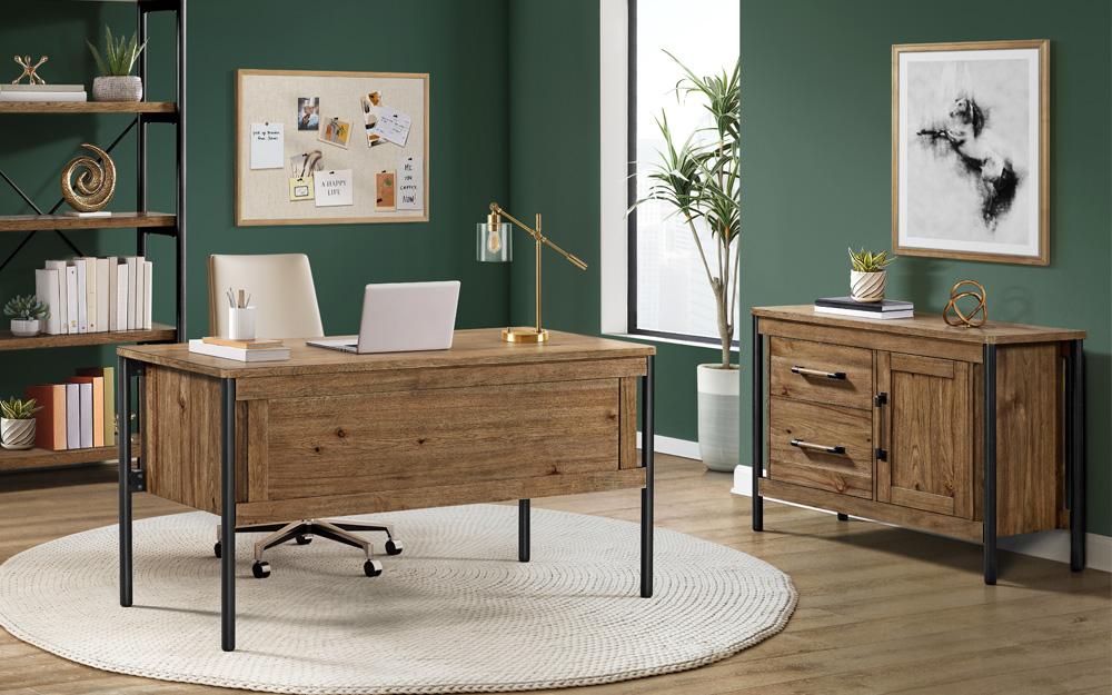 Intercon Furniture - Norcross 42 Credenza - NC-HO-4230-HCK-C veiw 2
