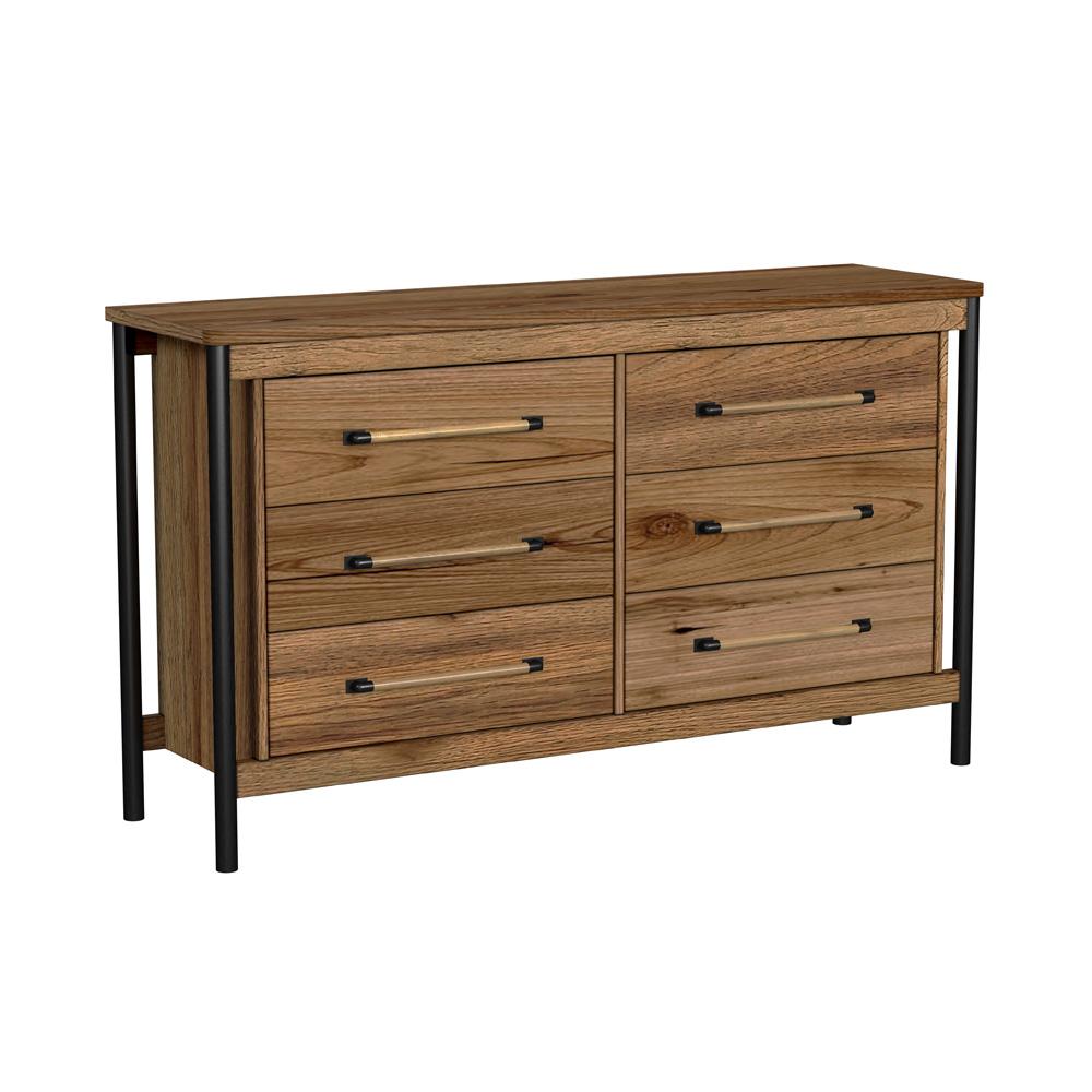 Intercon Furniture - Norcross Dresser, 6 Drawer - NC-BR-8006-HCK-C veiw 1