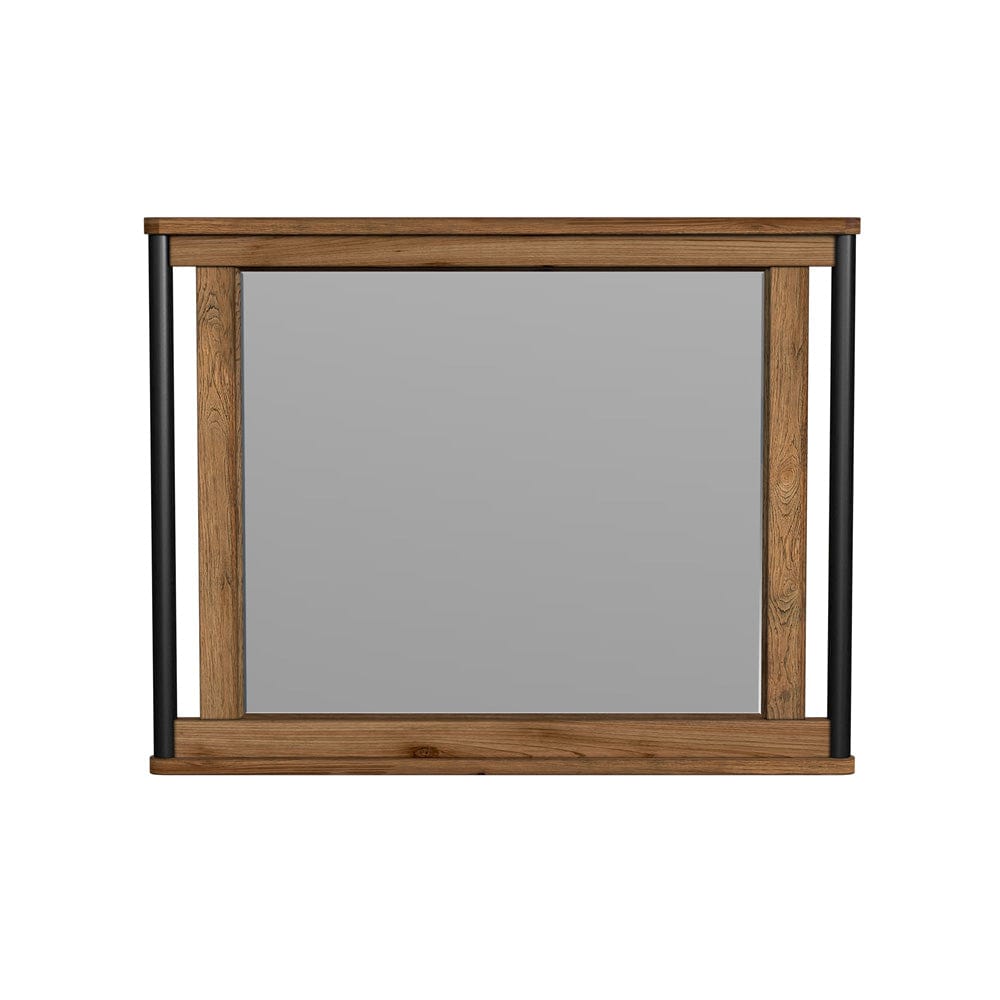 Intercon Furniture - Norcross Mirror in Hickory - NC-BR-8091-HCK-C view 2
