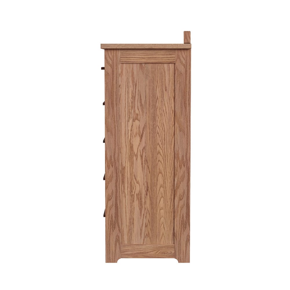 Intercon Furniture - Oak Park Chest in Taupe - OP-BR-5806-TAU-C view 3