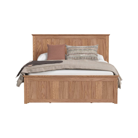 Intercon Furniture - Oak Park King Captain's Bed w-6 Drawers in Taupe - OP-BR-5850K3-TAU-C view 2