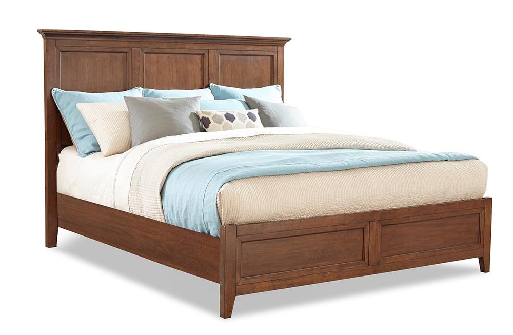 Intercon Furniture - San Mateo Completed King Standard Bed in Tuscan Finish veiw 1