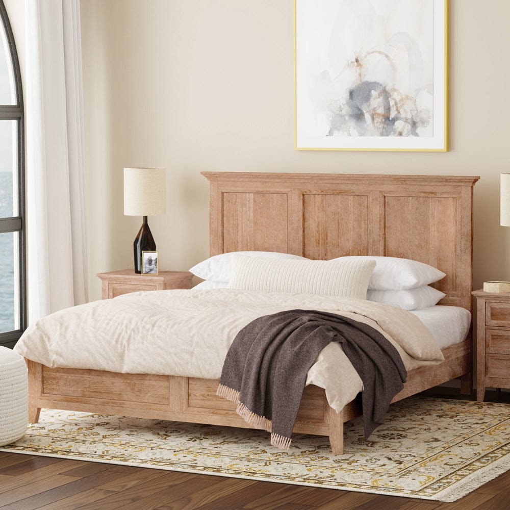 Intercon Furniture - San Mateo King Standard Bed in Wheat - SM-BR-8865K-WHE-C view 6