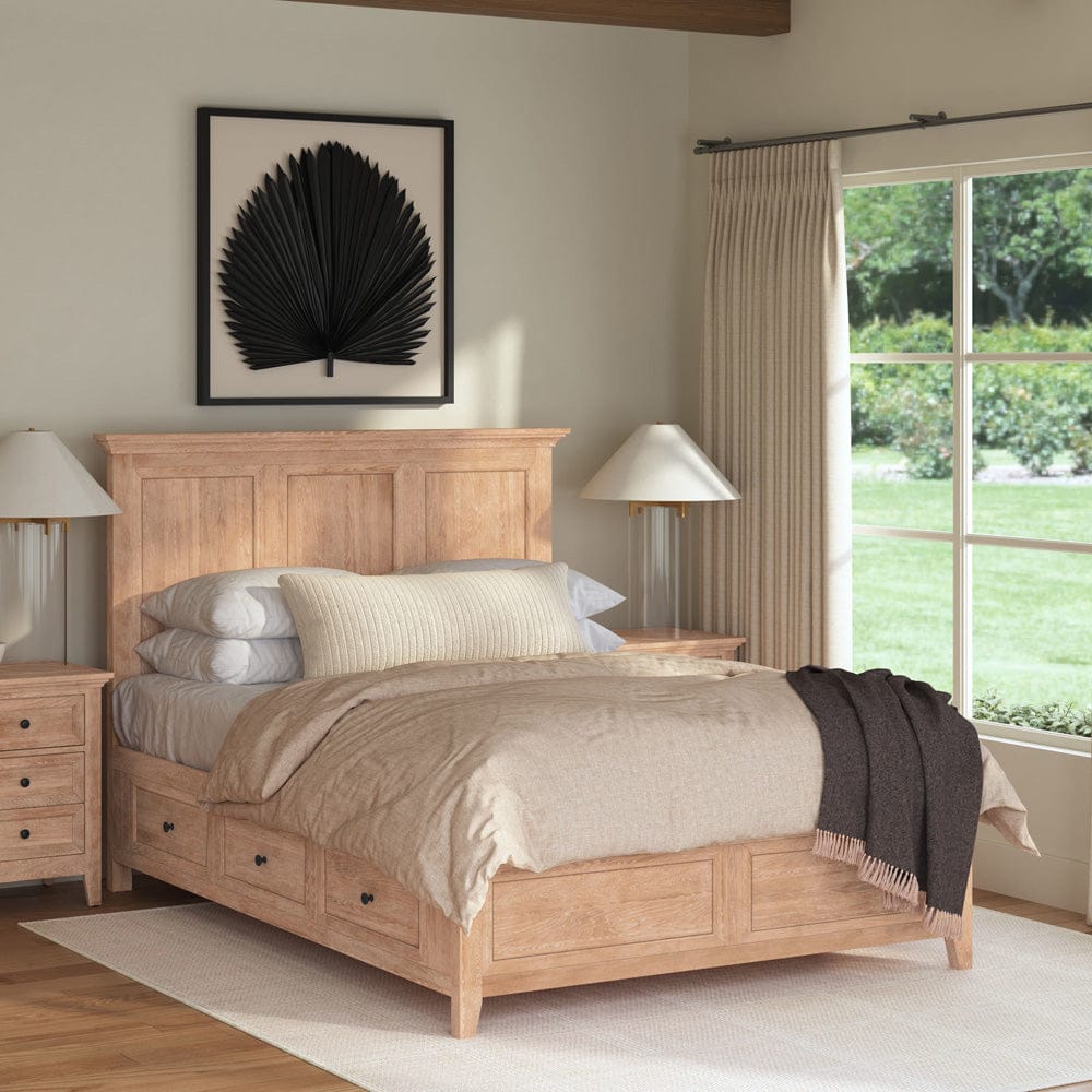 Intercon Furniture - San Mateo Queen Storage Bed in Wheat - SM-BR-8865QS-WHE-C view 5