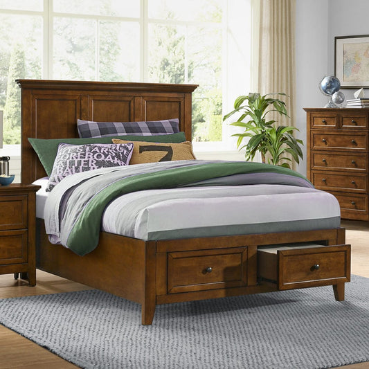 Intercon Furniture - San Mateo Youth Full Storage Bed in Tuscan - SM-BR-4325FS-TUS-C view 2