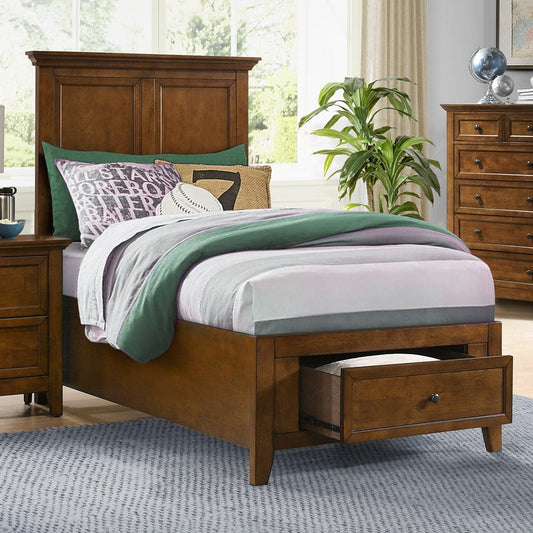 Intercon Furniture - San Mateo Youth Twin Storage Bed in Tuscan - SM-BR-4325TS-TUS-C view 2