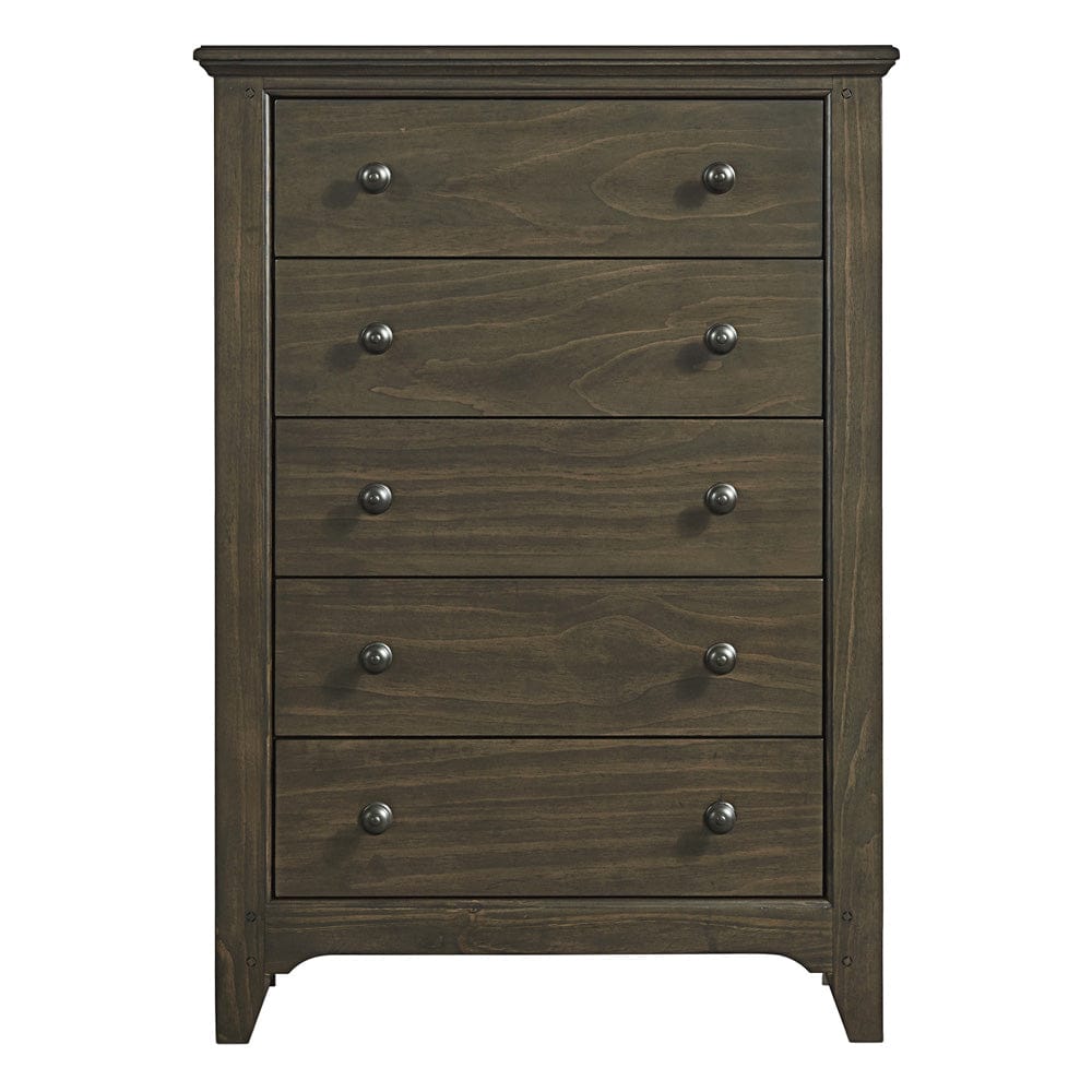 Intercon Furniture - Tahoe Youth Chest in River Rock - TA-BR-N6305-RVR-C view 2