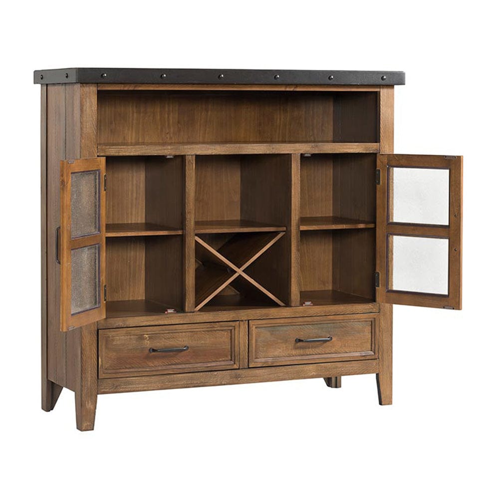 Intercon Furniture - Taos Pantry in Canyon Brown - TS-CA-5518-CYB-C view 2