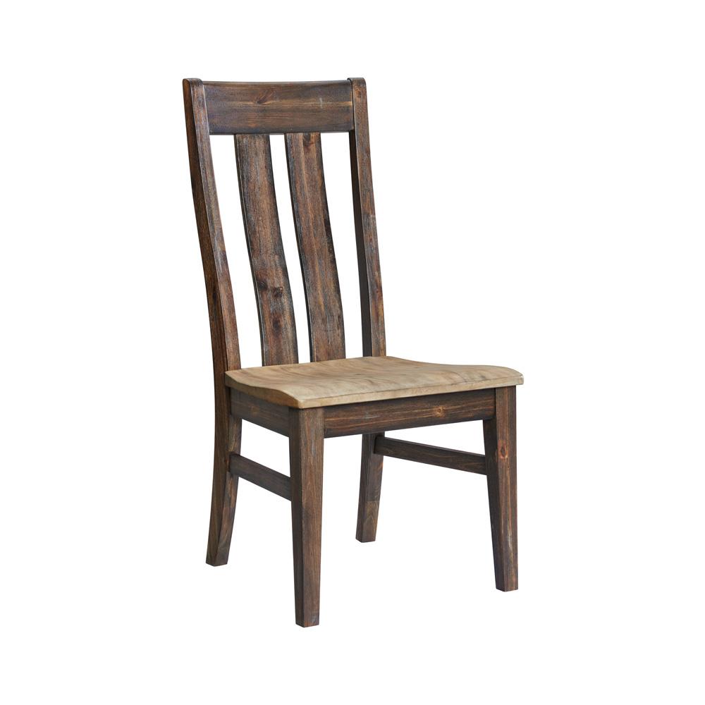 Intercon Furniture - Transitions S/C, Side Chair w/Wood Seat (Set of 2) - TR-CH-785W-DWS-RTA veiw 1