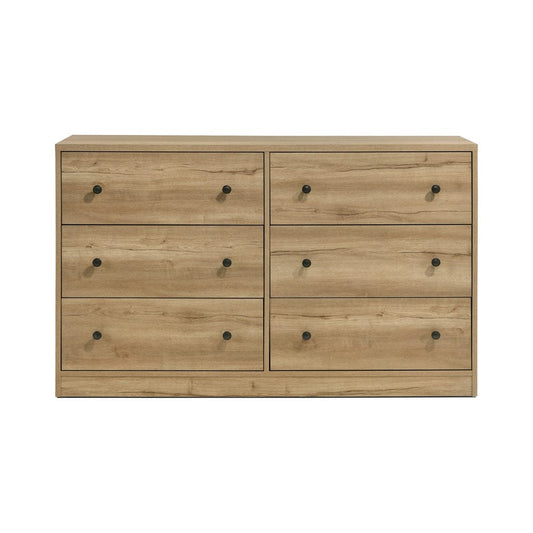 Intercon Furniture - Vega Dresser in Natural Oak Melamine - VG-BR-2206-NNM-C view 2