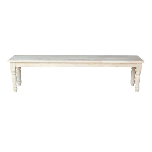 International Concepts - Farmhouse Bench - BE-72 view 2