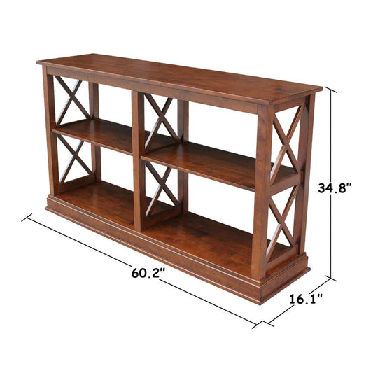 International Concepts - Hampton Sofa - Server Table with Shelves in Espresso Finish - OT581-70SL view 2