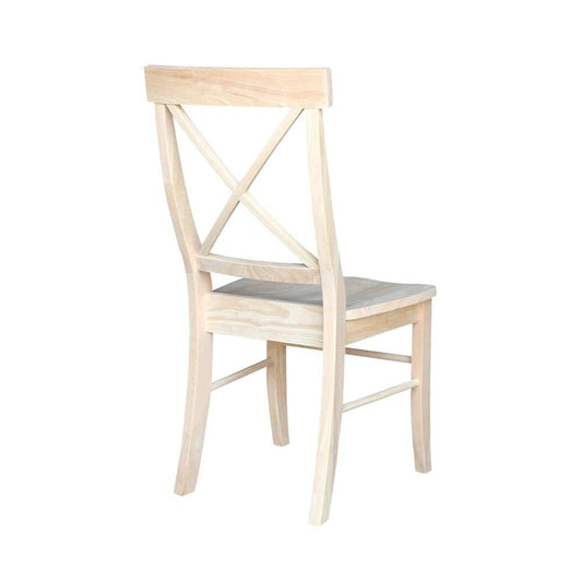 International Concepts - X-Back Chair (Set of 2) - C-613P view 2
