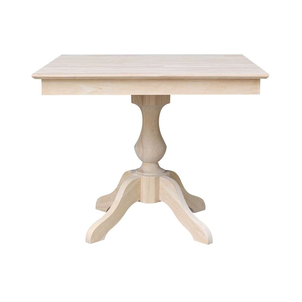 International Concepts - 36X36in Square Top Ped Table - 29.9inH - K-3636TP-11B veiw 1