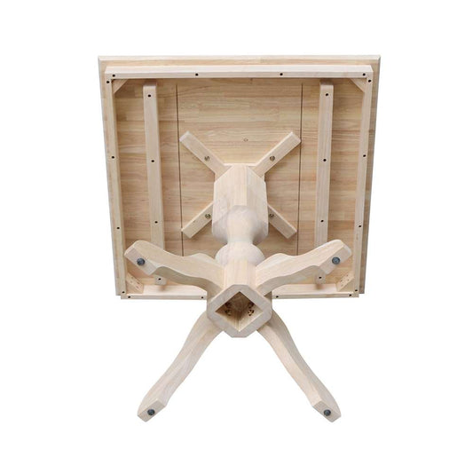 International Concepts - 36X36in Square Top Ped Table - 41.9inH - K-3636TP-11P-2 veiw 2