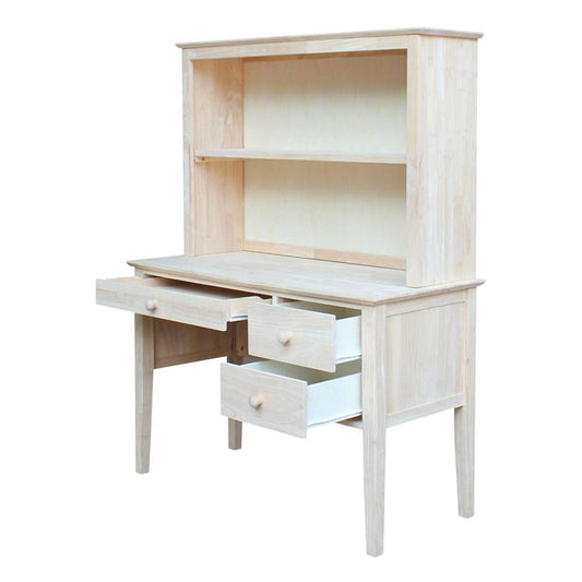 International Concepts - Brooklyn Desk with Hutch - K-OF66-65H veiw 2