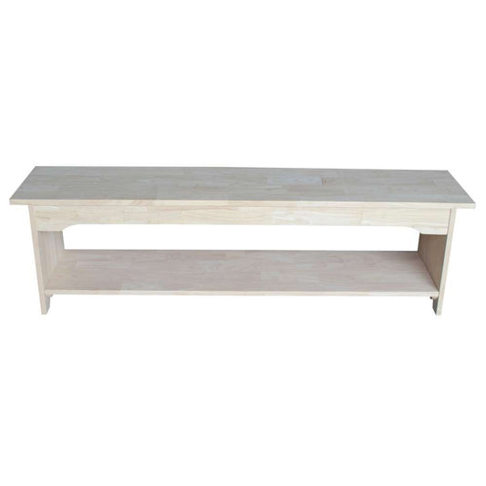 International Concepts - Brookstone Bench - 60in Long - BE-60 veiw 2
