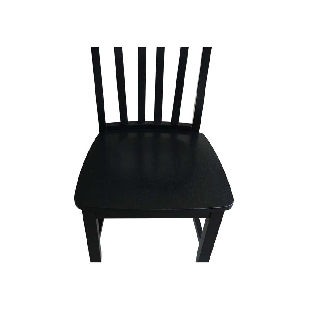 International Concepts - Cafe Chair in Black Finish (Set of 2) - C46-61P veiw 9