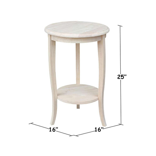 International Concepts - Cambria Round End Table - OT-18R-16 veiw 2