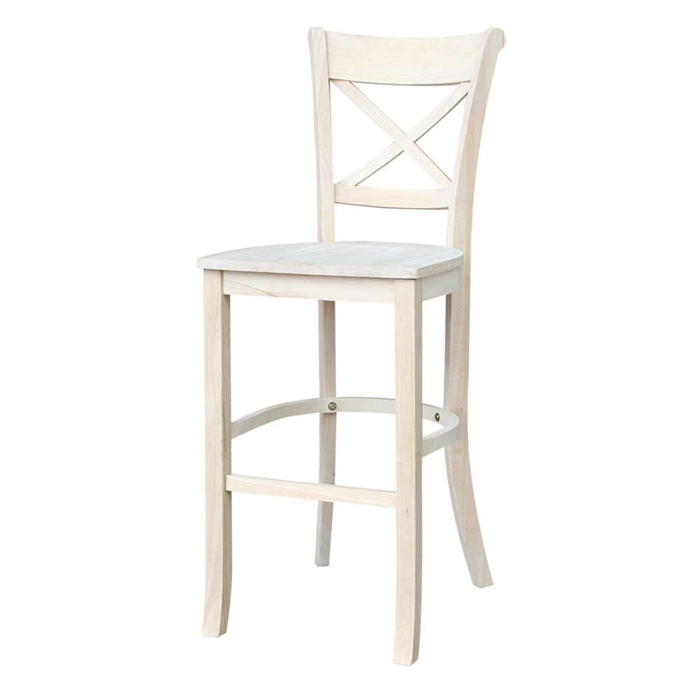 International Concepts - Charlotte Bar Height Stool - 30inSH - S-313 veiw 3