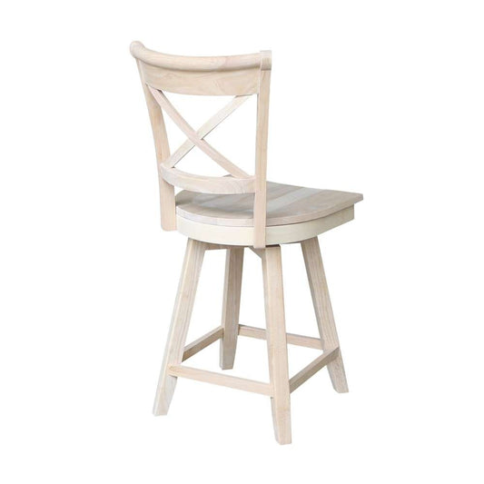 International Concepts - Charlotte Counter Height Stool - 24inSH - S-312SW veiw 2