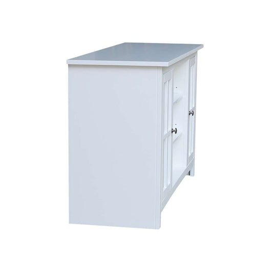 International Concepts - Entertainment / Tv Stand with 2 Doors - 48in in White Finish - TV08-34 veiw 2