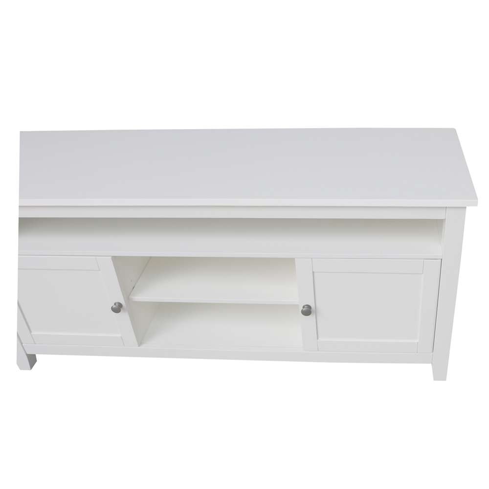 International Concepts - Entertainment / Tv Stand with 2 Doors in White Finish - TV08-51 veiw 7