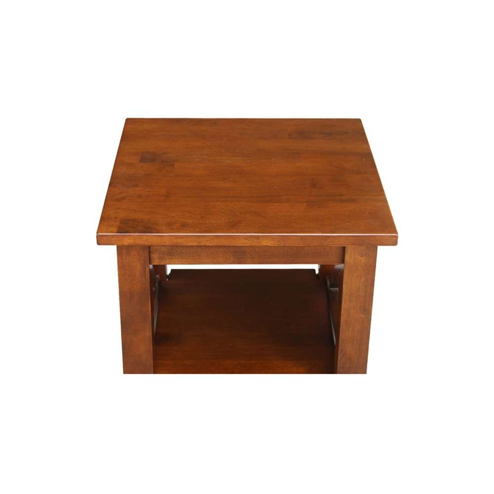 International Concepts - Hampton Accent Table with Shelves in Espresso Finish - OT581-70A veiw 6