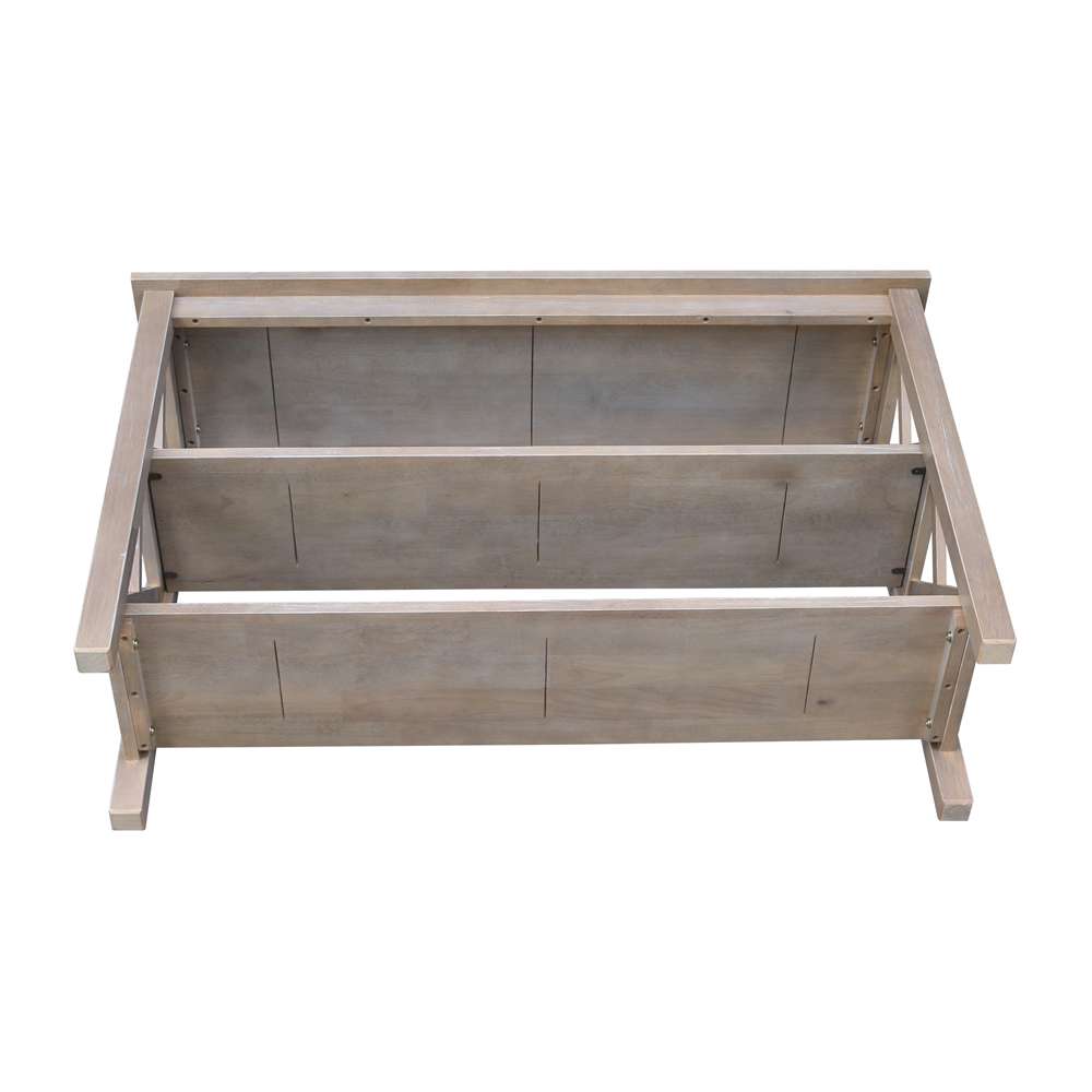 International Concepts - Hampton Console Table in Washed Gray Taupe Finish - OT09-70S veiw 5
