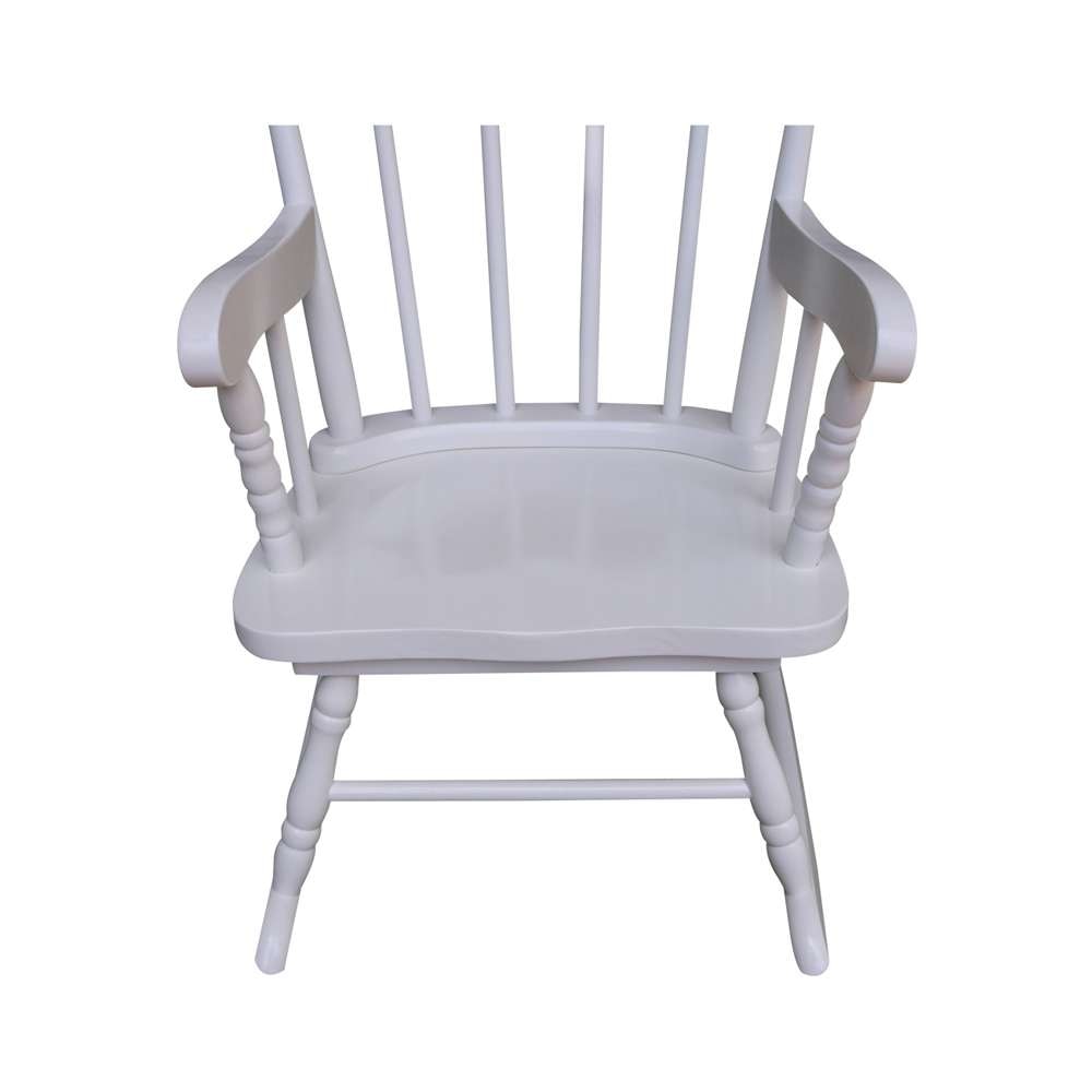 International Concepts - Juvenile Rocker in White Finish - CR08-2465 veiw 8