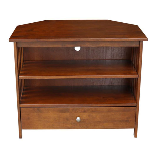 International Concepts - Mission Corner Tv Stand in Espresso Finish - TV581-27 veiw 2