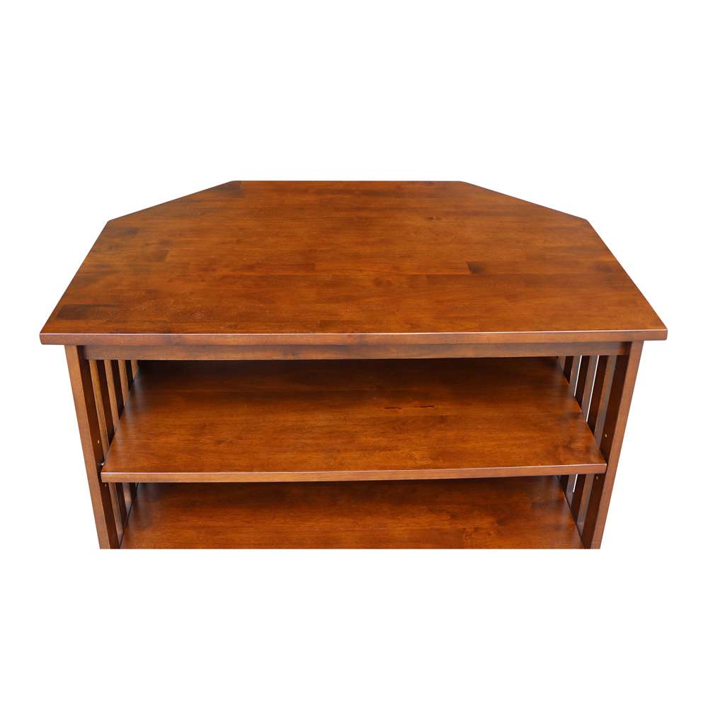 International Concepts - Mission Corner Tv Stand in Espresso Finish - TV581-27 veiw 7