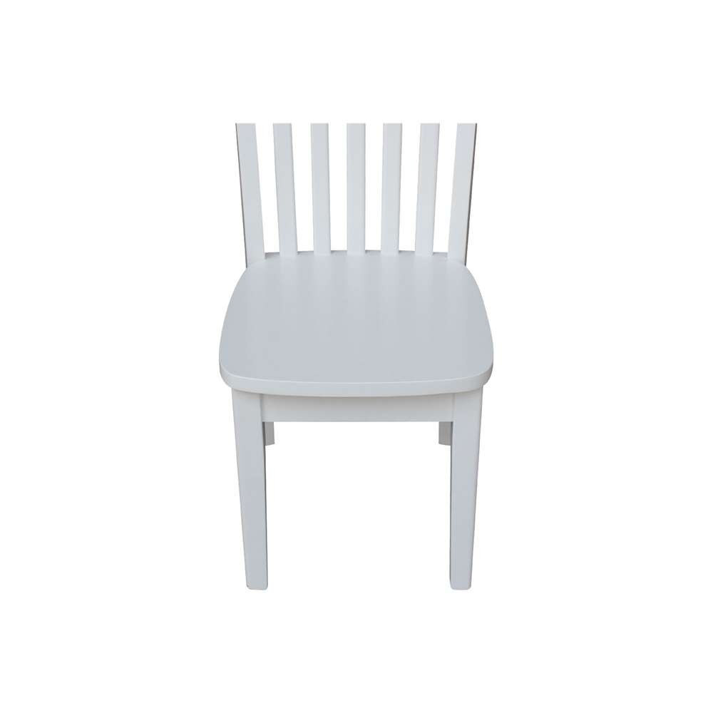 International Concepts - Mission Juvenile Chair in White Finish (Set of 2) - CC08-263P veiw 10