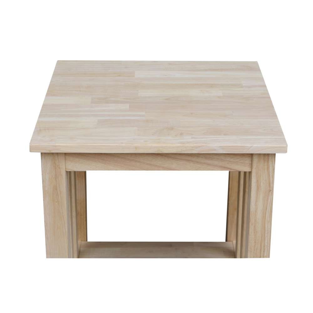 International Concepts - Mission Tall End Table - BJ6TE veiw 6