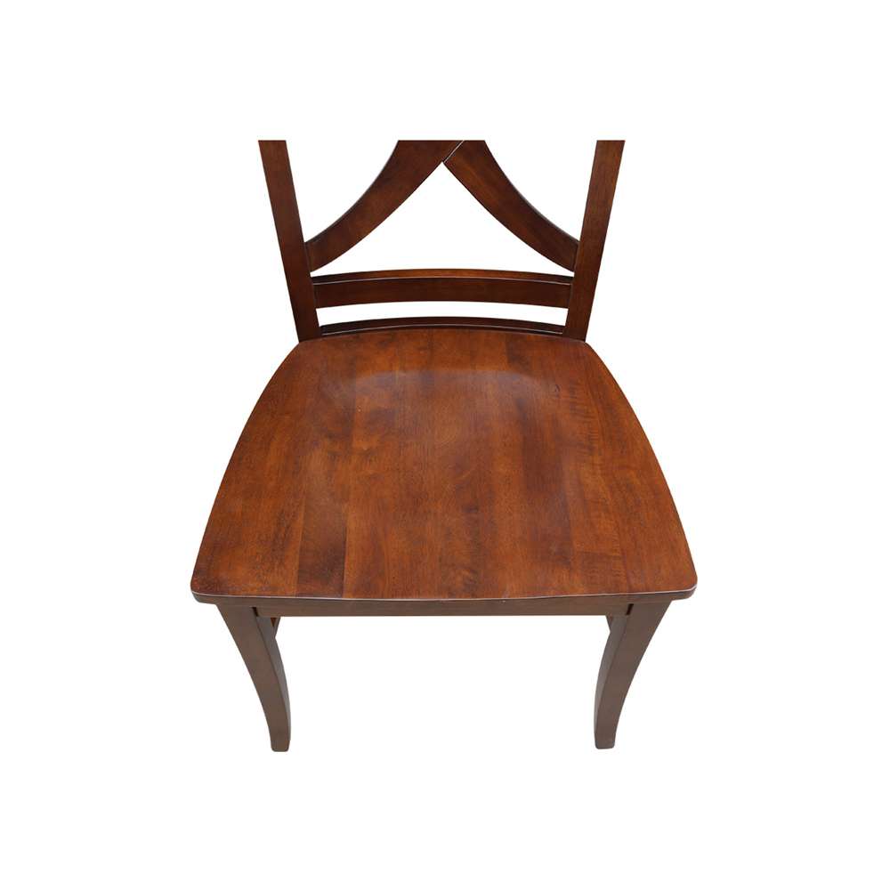 International Concepts - Salerno Chair, Wood Seat in Espresso Finish (Set of 2) - C581-14P veiw 10
