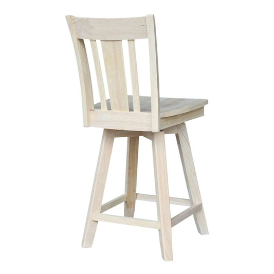 International Concepts - San Remo Counter Height Stool - 24inSH - S-102SW veiw 2