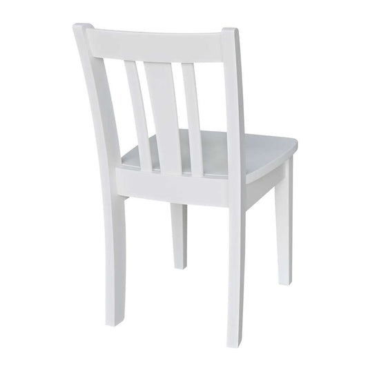 International Concepts - San Remo Juvenile Chair in White Finish (Set of 2) - CC08-105P veiw 2