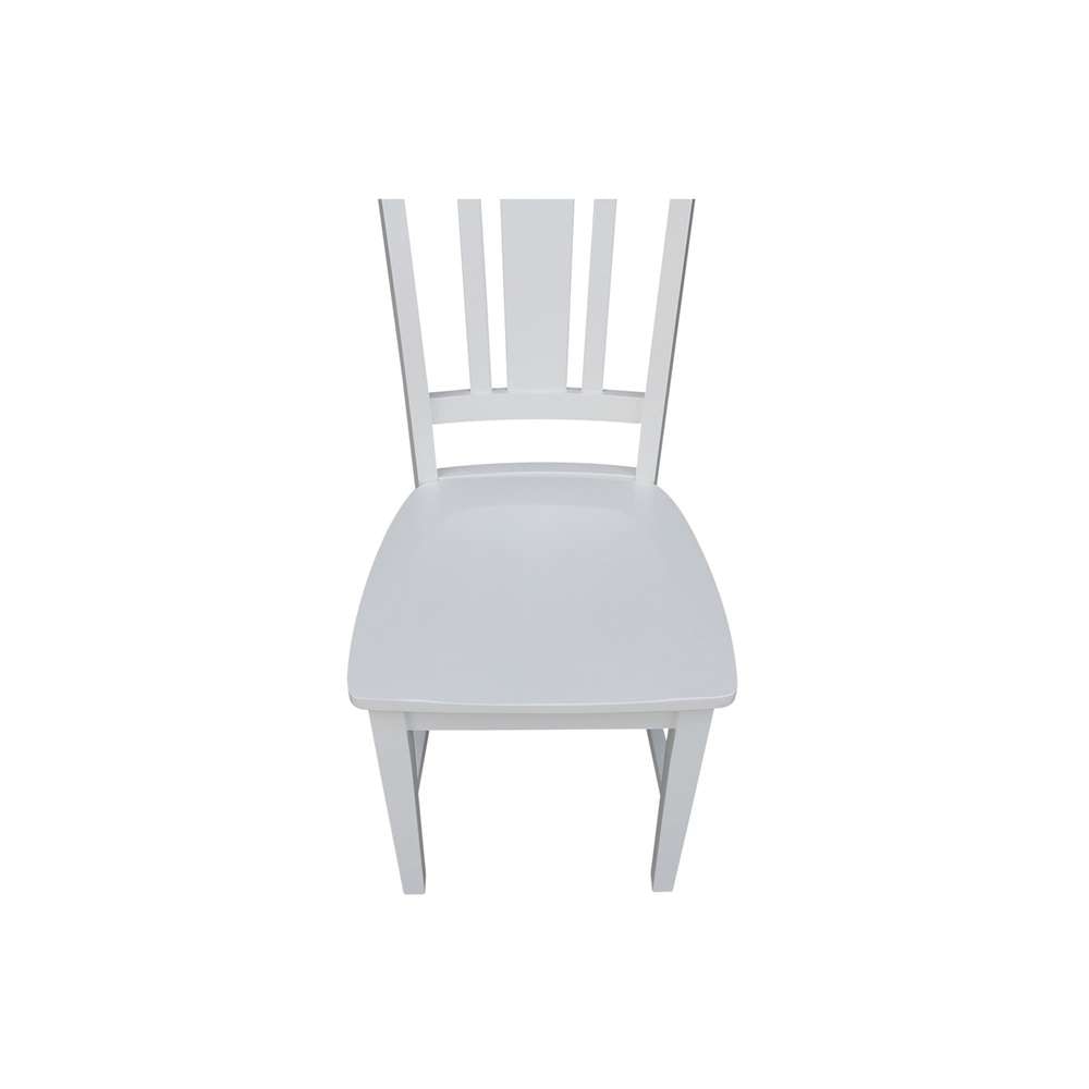 International Concepts - San Remo Splatback Chair in White Finish (Set of 2) - C08-10P veiw 11