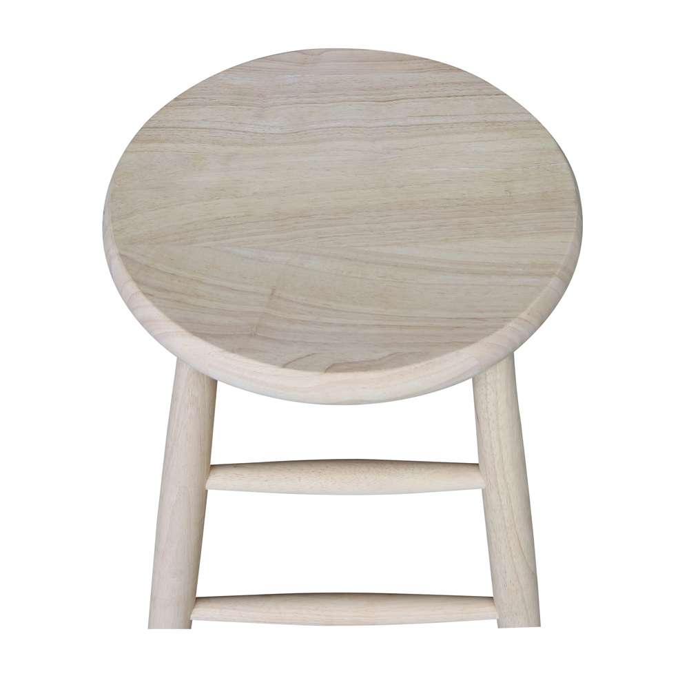 International Concepts - Scooped Seat Stool - 24inSH - 1S-824 veiw 5