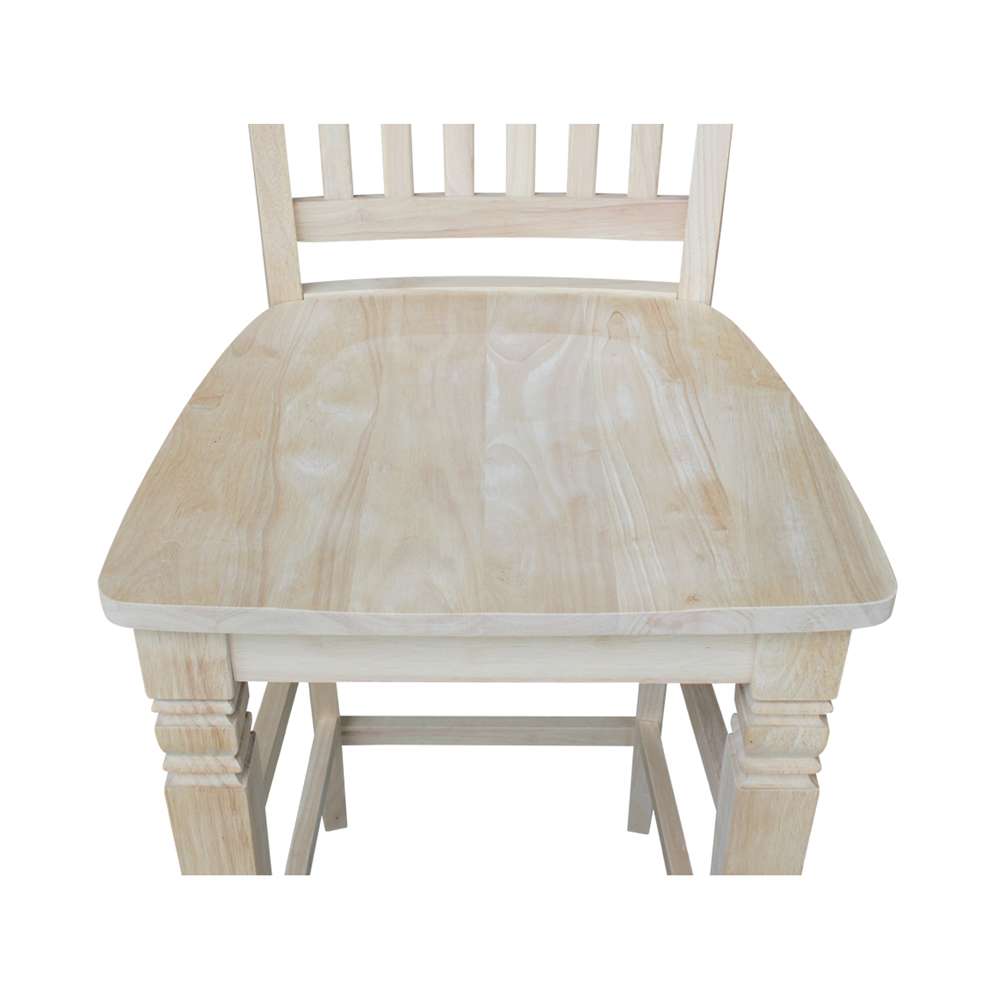 International Concepts - Seattle Bar Height Stool - 30inSH - S-113 veiw 8